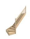 ESCALIER 1/4DT SAPIN HM268/276 RAMP INT
